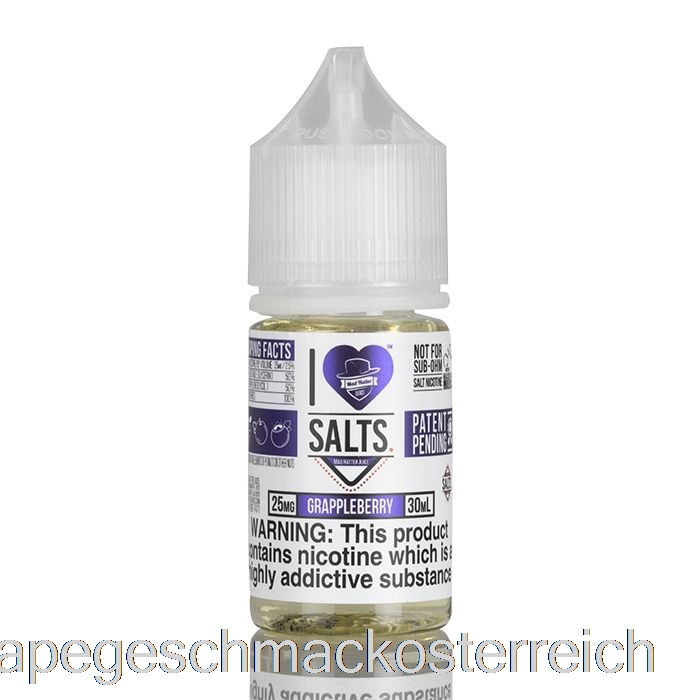 Grappleberry – Ich Liebe Salze – 30 Ml 25 Mg Vape-Geschmack